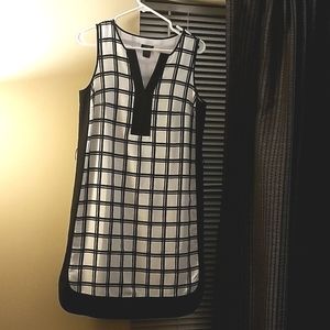 Black and white dress